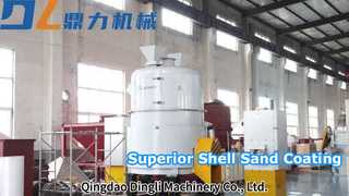 Shell Sand Mixer High Efficiency Coating Machine
